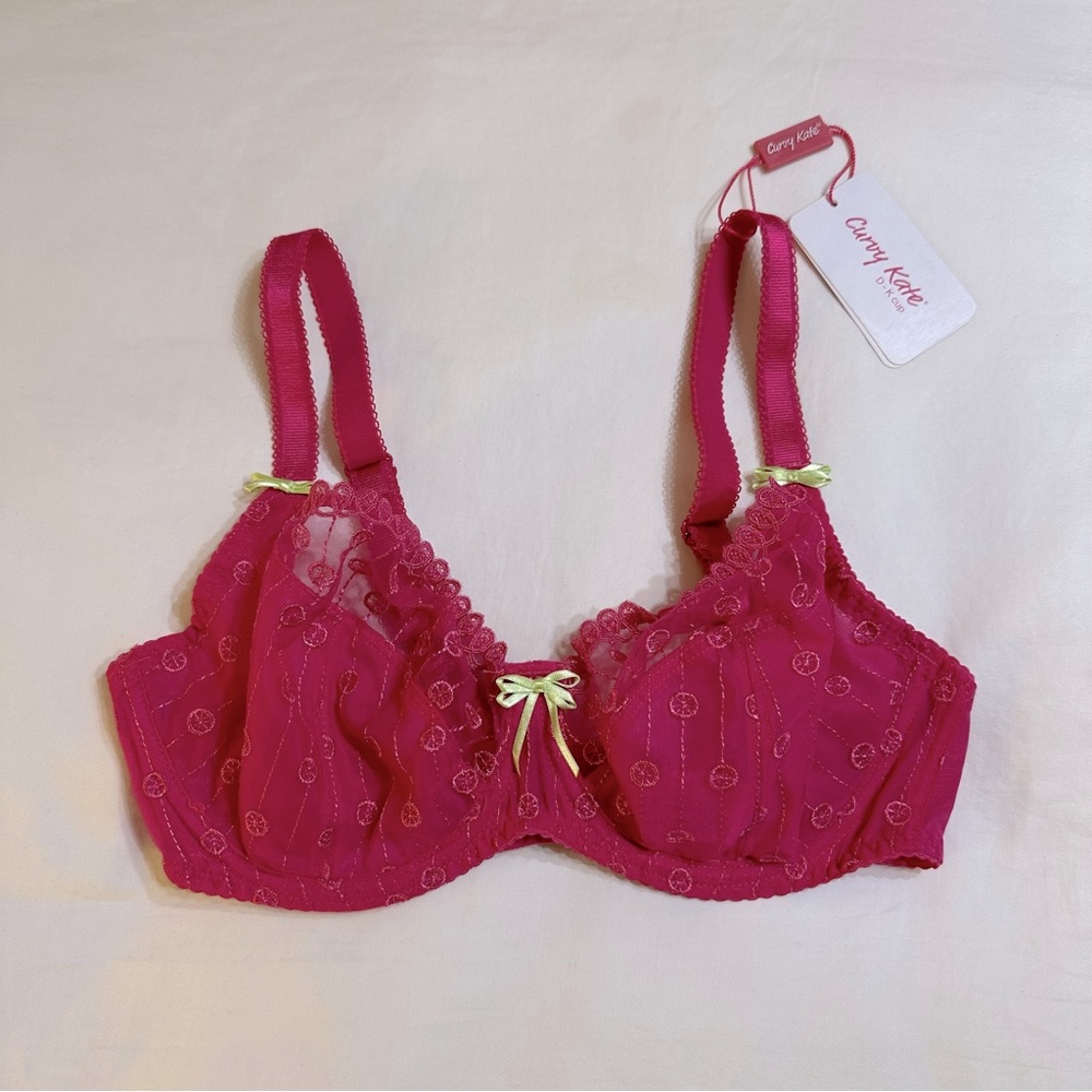 Curvy Kate Dreamcatcher Balcony Bra Rose Pink 32DD New Romantic